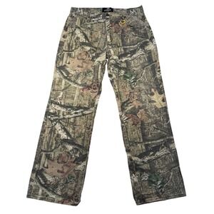 Vintage Mossy Oak Camo‎ Denim Jeans Men's 34x34 Baggy Faded Distressed Pants Y2K